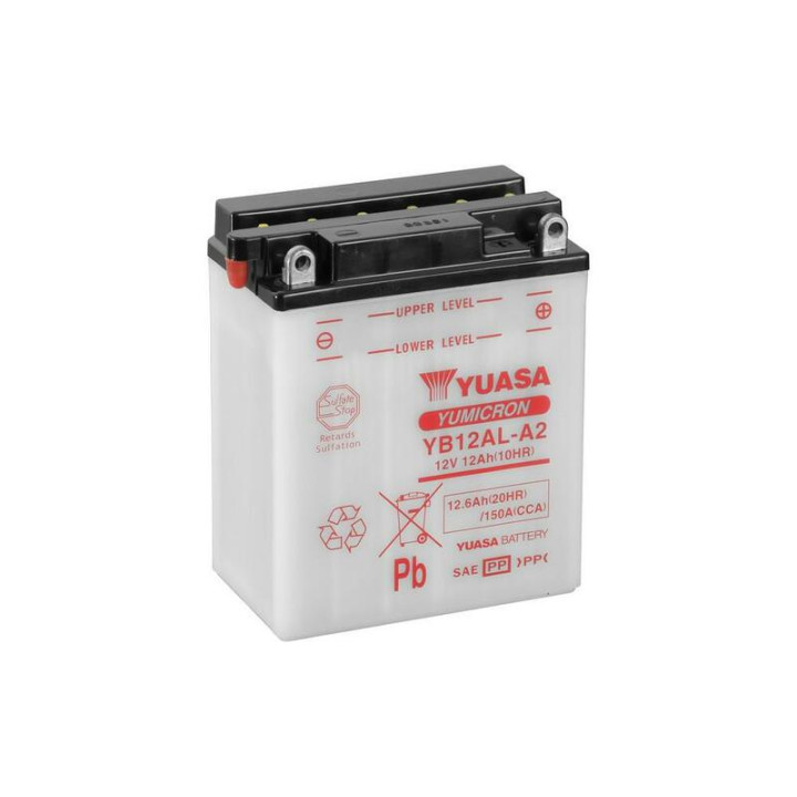 Batterie YUASA W/C sans entretien activée usine - YT12A