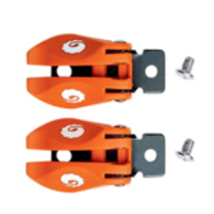 Boucles d’attache Sidi st/mx orange fluo | Oxmoto