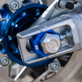 Tendeur de chaîne sherco bleu replica macdonald | Oxmoto