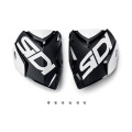 Plaque tibiale Sidi crossfire 2 noir/blanc | Oxmoto