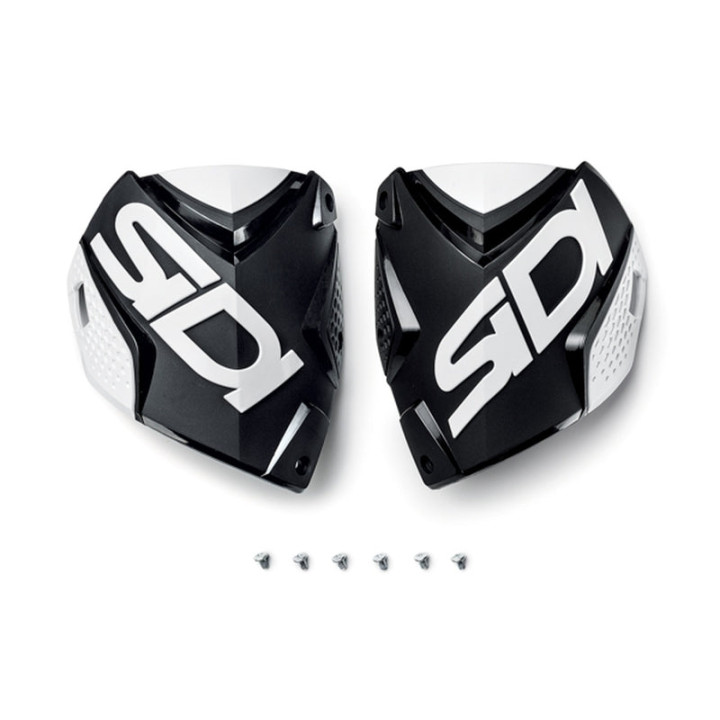 Plaque tibiale Sidi crossfire 2 noir/blanc | Oxmoto