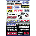Planche de stickers factory effex multimarque 43200712