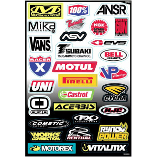 Planche de stickers factory effex multimarque 43200714