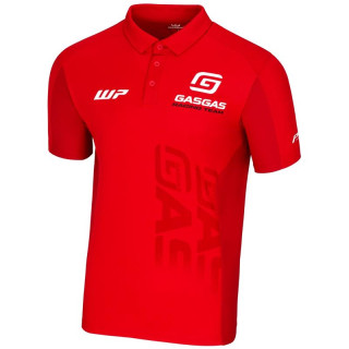 Polo Gas Gas team wear rouge 2025 | Oxmoto