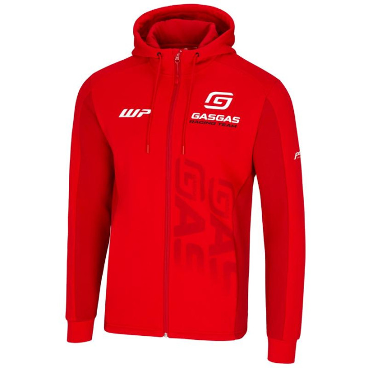 Veste à capuche Gas Gas team wear rouge 2025 | Oxmoto
