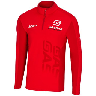 Sweat demi-zip Gas Gas team wear rouge 2025 | Oxmoto