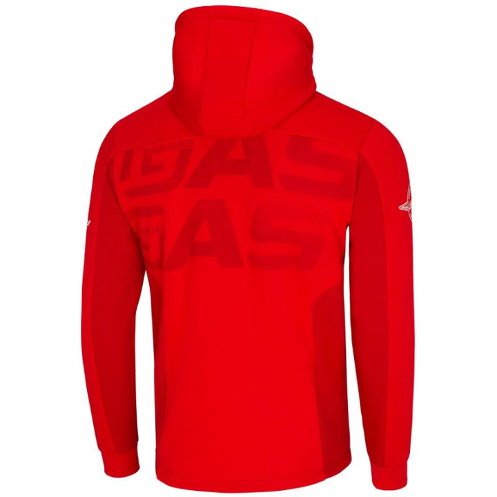 Veste à capuche Gas Gas team wear rouge 2025 | Oxmoto