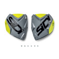 Plaque tibiale Sidi crossfire 2 gris/jaune | Oxmoto
