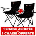 Pack 2 chaises de paddock oxmoto.fr pliable - 1 achetée = 1 offerte