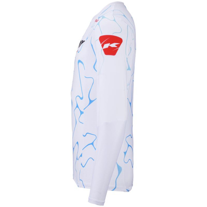 Maillot KENNY performance wave blanc | Oxmoto
