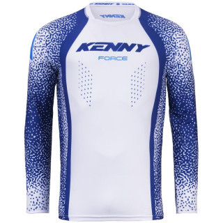 Maillot KENNY force pixel navy/blanc 2026 | Oxmoto