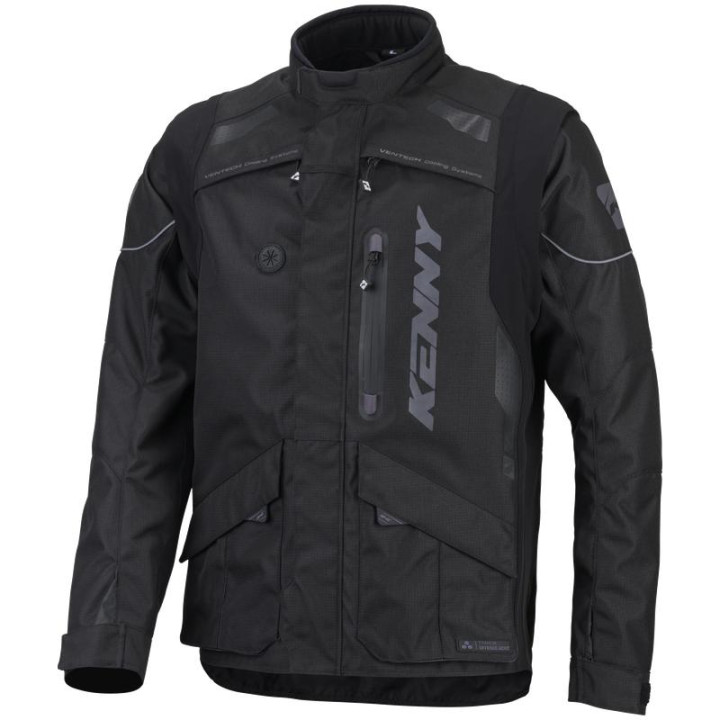 Veste enduro KENNY titanium noir | Oxmoto