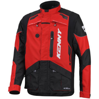 Veste enduro KENNY titanium rouge | Oxmoto