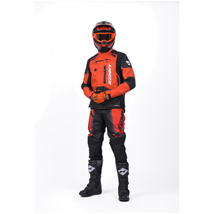 Veste enduro KENNY titanium orange | Oxmoto