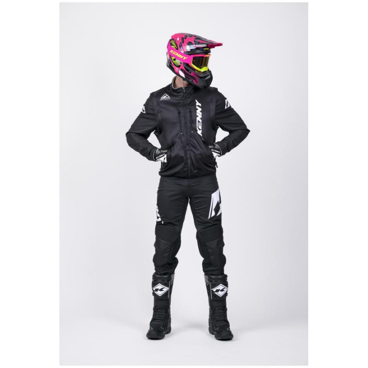 Veste enduro KENNY softshell noir | Oxmoto