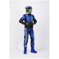 Veste enduro KENNY softshell bleu/jaune | Oxmoto