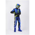Veste enduro KENNY softshell bleu/jaune | Oxmoto