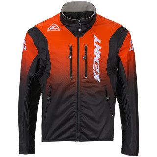 Veste enduro KENNY softshell orange | Oxmoto