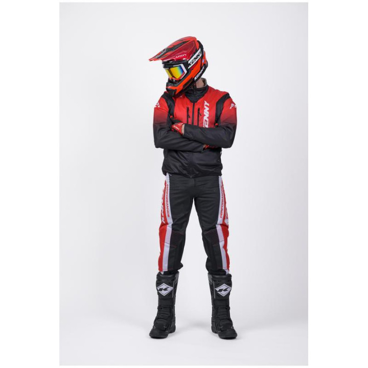 Veste enduro KENNY softshell rouge | Oxmoto