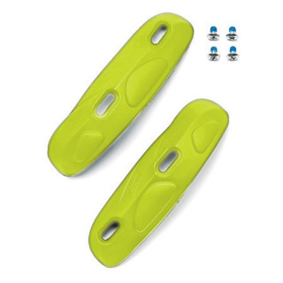 Slider de bottes Sidi nylon jaune fluo | Oxmoto