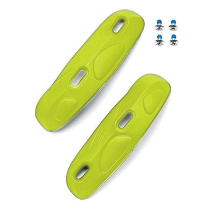 Slider de bottes Sidi nylon jaune fluo | Oxmoto