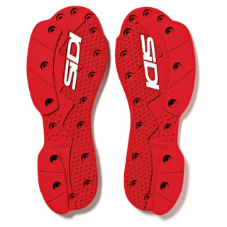 Semelles Sidi SMS Supermotard Soft - rouge 45/46 | Oxmoto