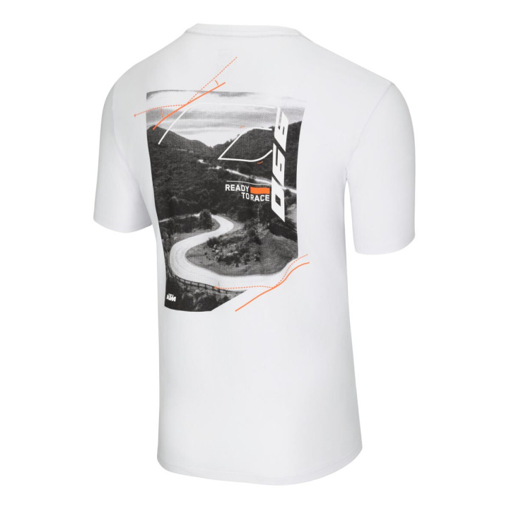 T-shirt KTM blanc 990 | Oxmoto