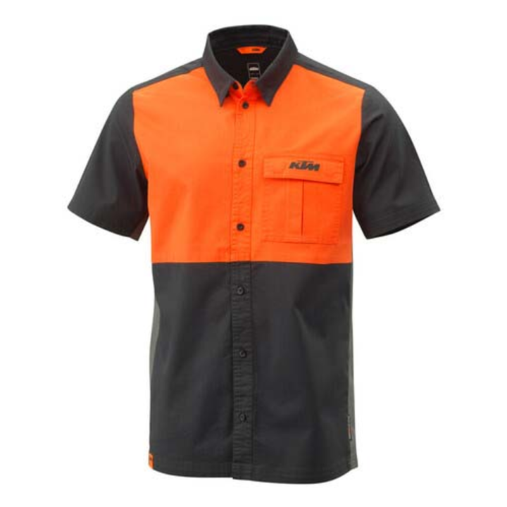 Chemise KTM méchanic orange/noir | Oxmoto