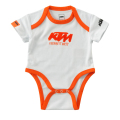 Ensemble de 2 body bébé KTM gris et blanc été | Oxmoto