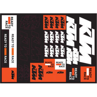 Planche de stickers KTM ready to race | Oxmoto