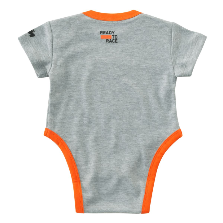 Ensemble de 2 body bébé KTM gris et blanc été | Oxmoto