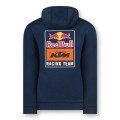Sweat zippé femme KTM backprint red bull navy | Oxmoto