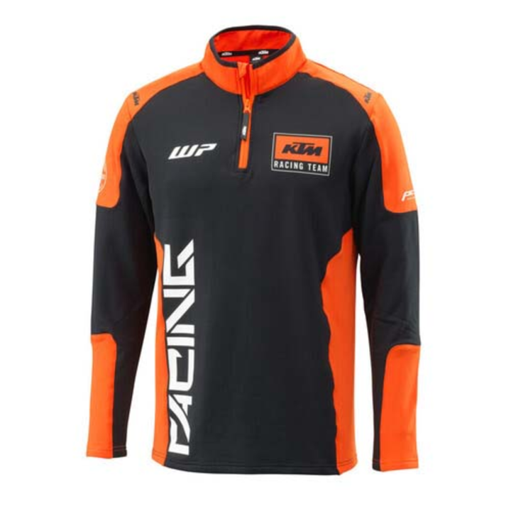 Pull demi-zippé KTM racing team noir | Oxmoto