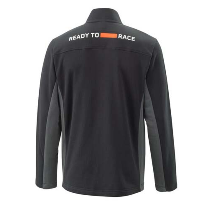 Pull zippé KTM mécanic noir/orange | Oxmoto