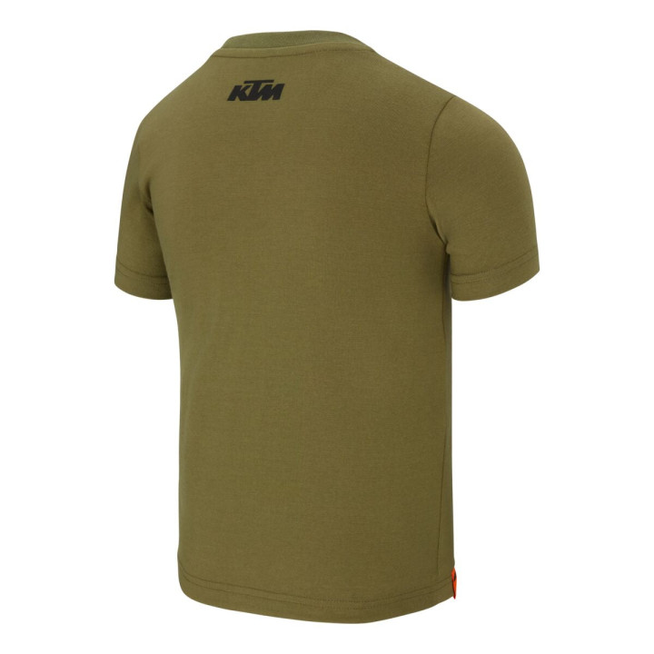 T-shirt enfant KTM racing olive | Oxmoto