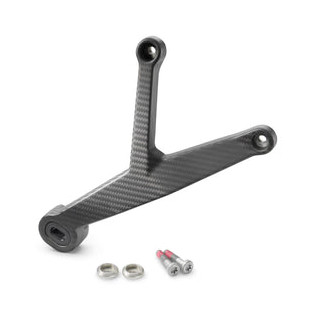 Fixation silencieux carbone sans repose-pied passager type origine KTM 990 duke 2024/2025