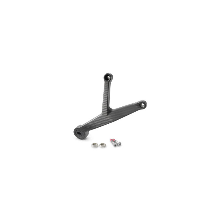 Fixation silencieux carbone sans repose-pied passager type origine KTM 990 duke 2024/2025