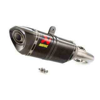 Silencieux Akrapovic noir KTM 125/250/390 duke 2024/2025 - 390 adventure 2025/2026 - 390 smc r 2025/2026