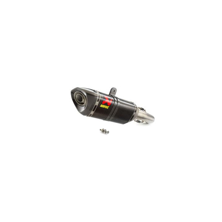 Silencieux Akrapovic noir KTM 125/250/390 duke 2024/2025 - 390 adventure 2025/2026 - 390 smc r 2025/2026