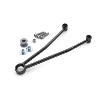 Fixation silencieux sans repose-pied passager KTM 125/200/390 rc 2014/2019