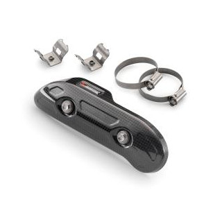 Protection pare-chaleur de collecteur carbone Akrapovic KTM 350 sxf/excf 2013-2016