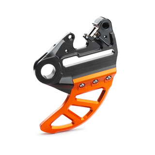 Support et protection d'étrier de frein arrière KTM sx/exc 2022-2026 orange