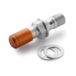 Vis de purge de frein avant KTM sx/exc 2003-2026 orange