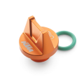 Bouchon de remplissage d'huile KTM duke 2024-2025 orange