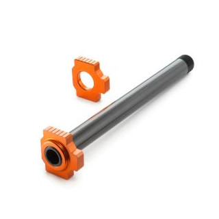 Kit axe + tendeurs de chaine KTM duke/adventure 2018-2025 orange
