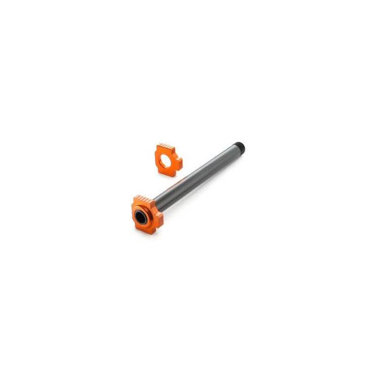 Kit axe + tendeurs de chaine KTM duke/adventure 2018-2025 orange