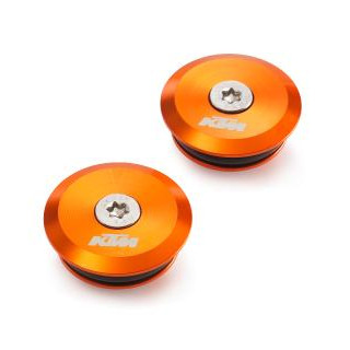 Cache fixation de cadre KTM 790 2018-2025 orange | Oxmoto