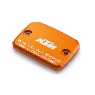 Couvercle de maitre cylindre de frein avant orange KTM 690 duke 2012/2019 - 690 smc r 2014/2025 - 1090 adventure