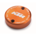 Couvercle de maitre cylindre de frein avant rond orange KTM