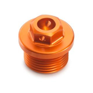 Bouchon de vidange orange KTM (côté crépine) | Oxmoto